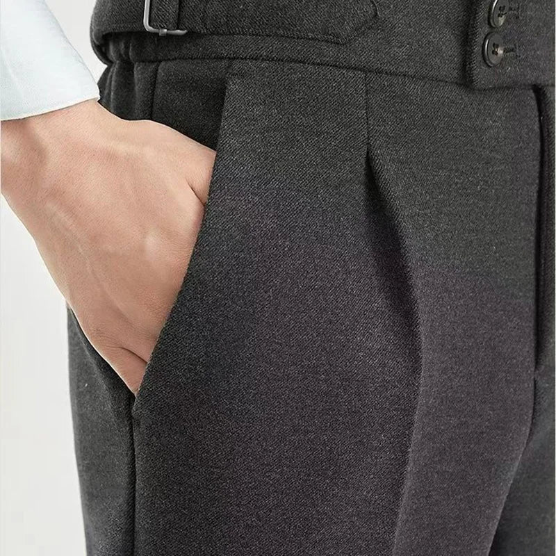 LUCAS | Pantaloni Sartoriali a Vita Alta Senza Tempo