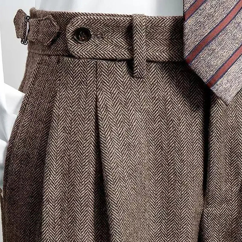 LUCAS | Pantaloni Sartoriali a Vita Alta Senza Tempo